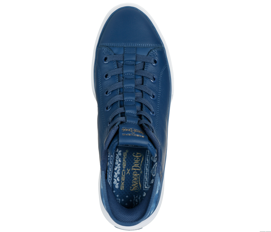 Snoop One x Skechers Slip in Navy Leather