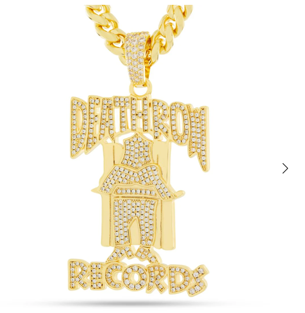 Death Row Records Flat Ice Chain