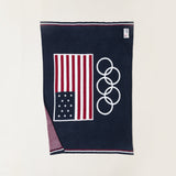 Team USA x Barefoot Dreams Olympic Flag Blanket (Throw)