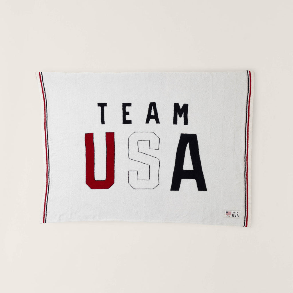 Team USA Pearl x Barefoot Dreams Multi Color Throw