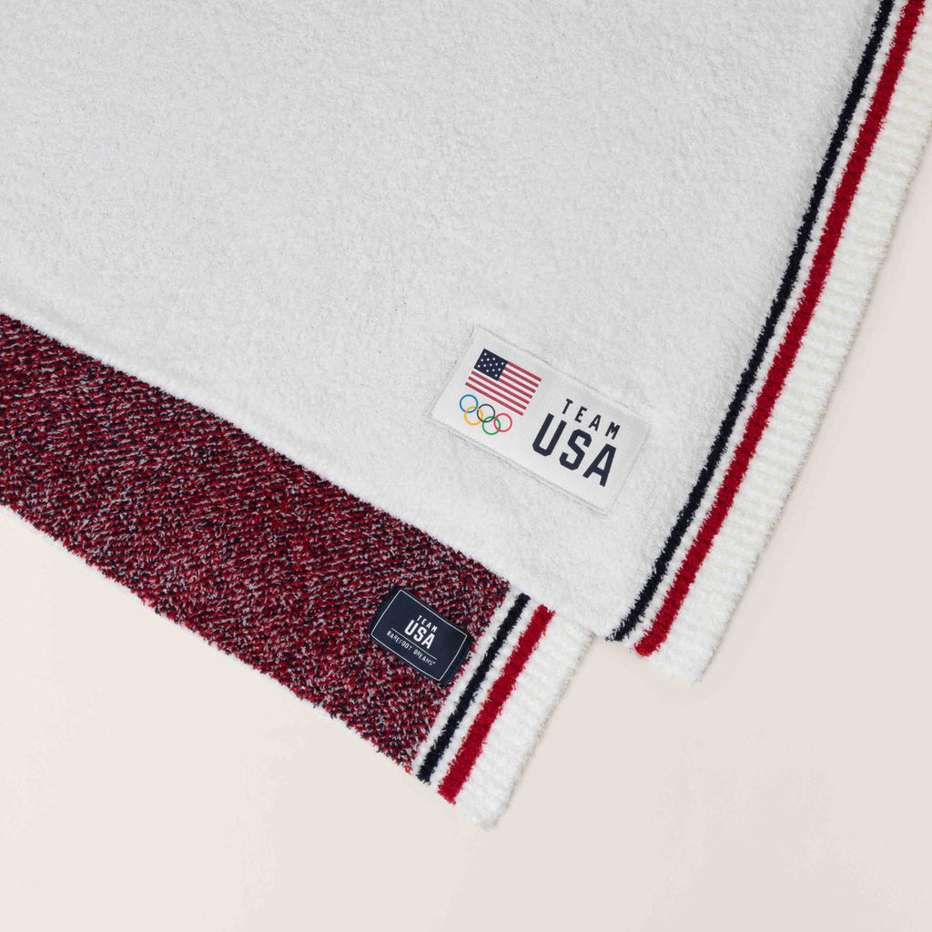 Team USA Pearl x Barefoot Dreams Multi Color Throw