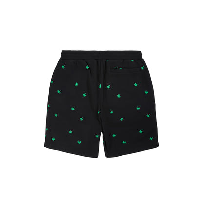 Death Row AOP Weed Leaf Shorts