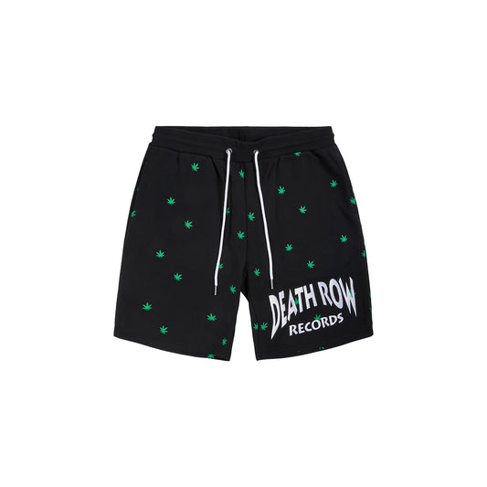 Death Row AOP Weed Leaf Shorts