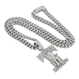 Death Row Records x King Ice - Iced Logo Necklace