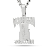Death Row Records x King Ice - Iced Logo Necklace