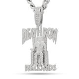 Death Row Records x King Ice - Iced Logo Necklace