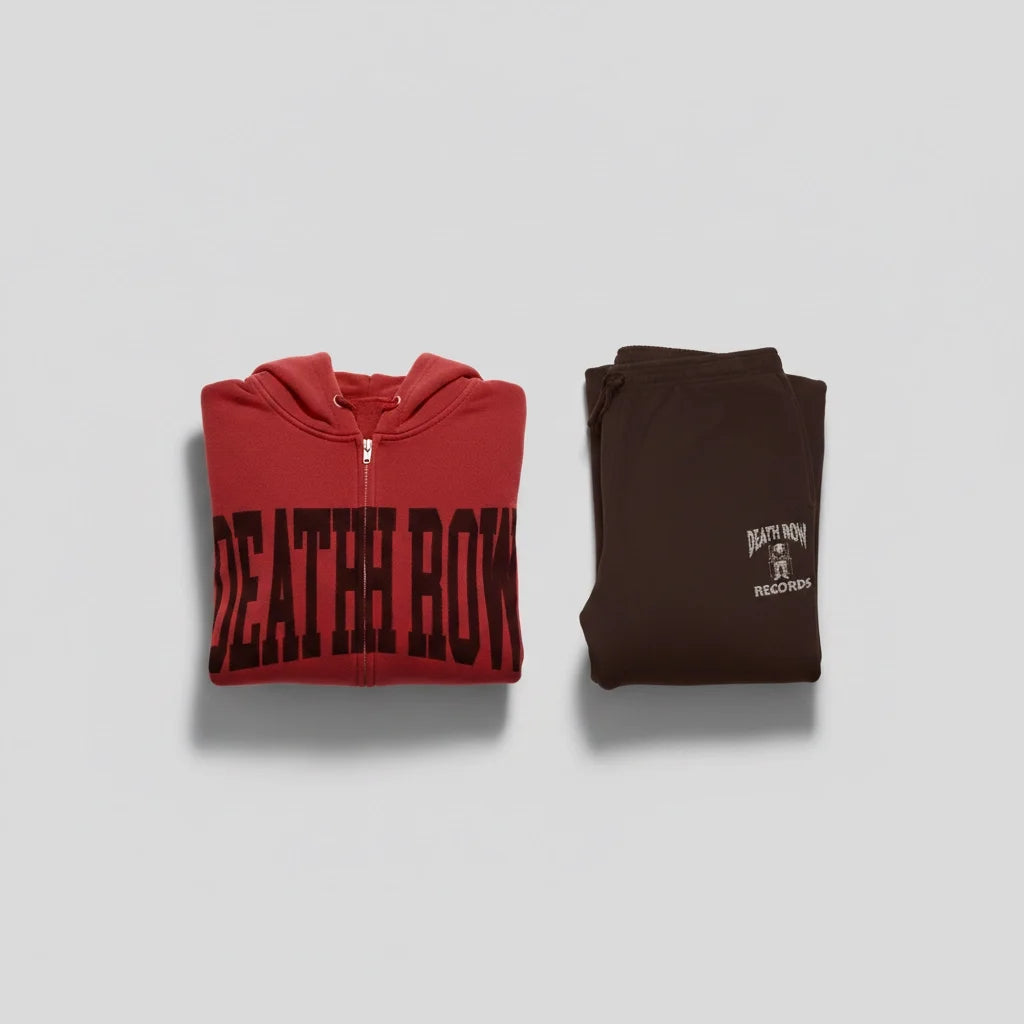 Death Row Records Hoodie and Sweatpants Bundle