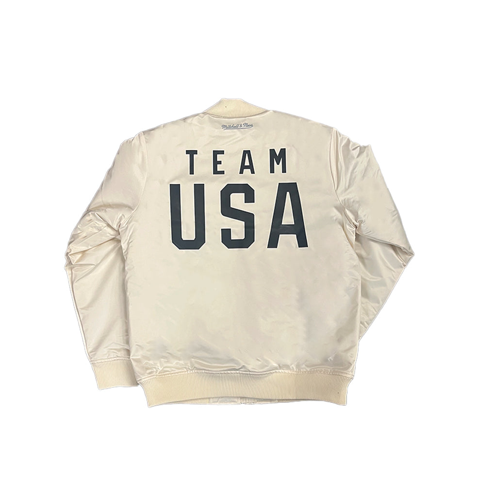 Coach Snoop's Team USA Nylon Bomber Jacket - Pearl