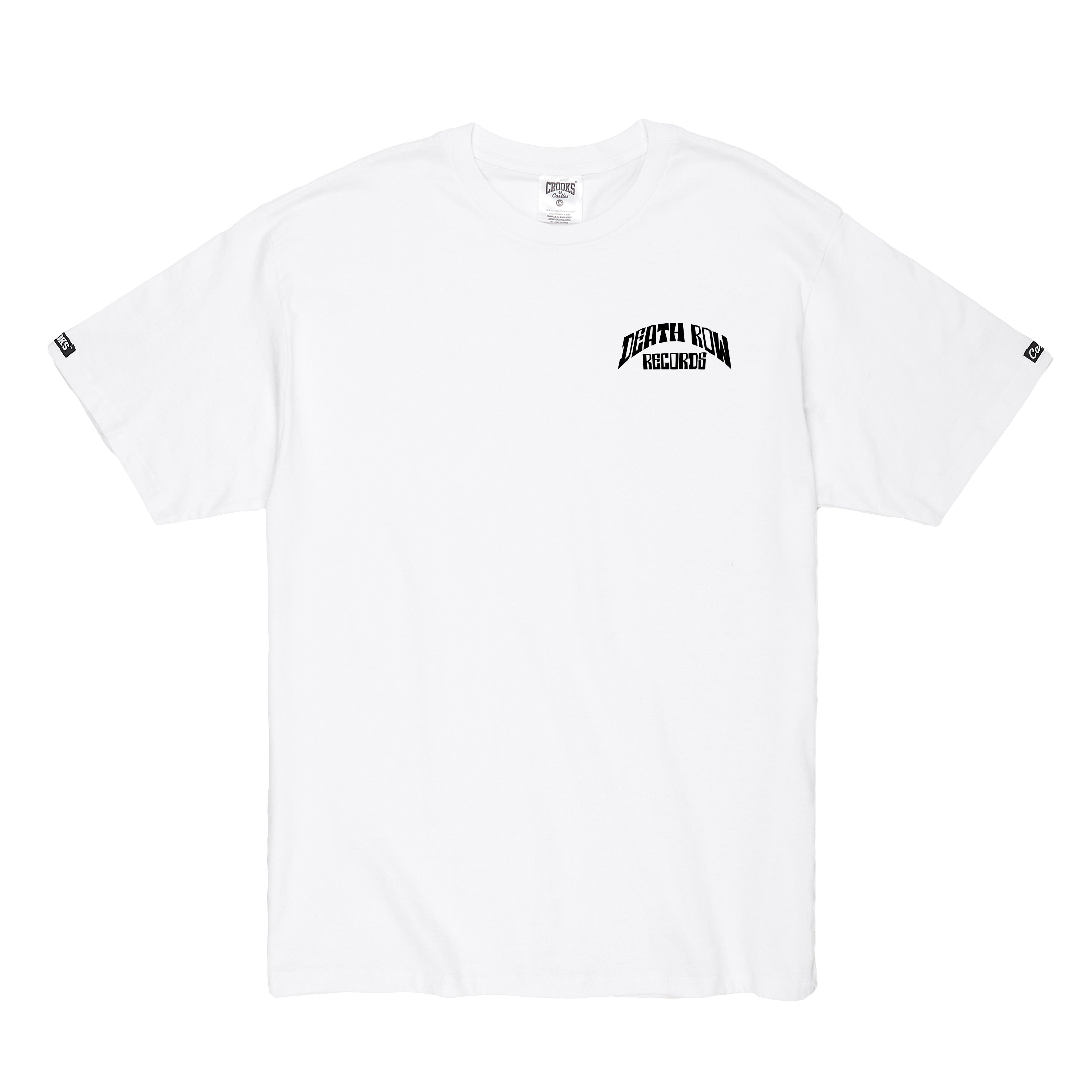 Death Row Records Core Logo Tee White
