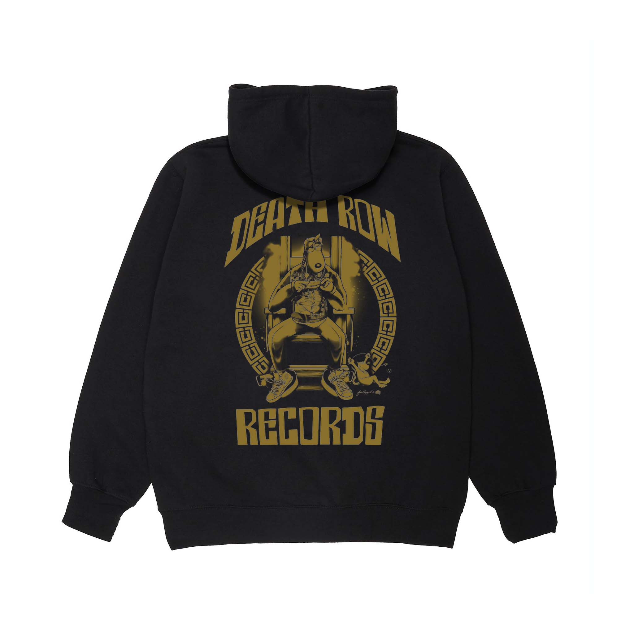 Death Row x Crooks Hoodie in Gold