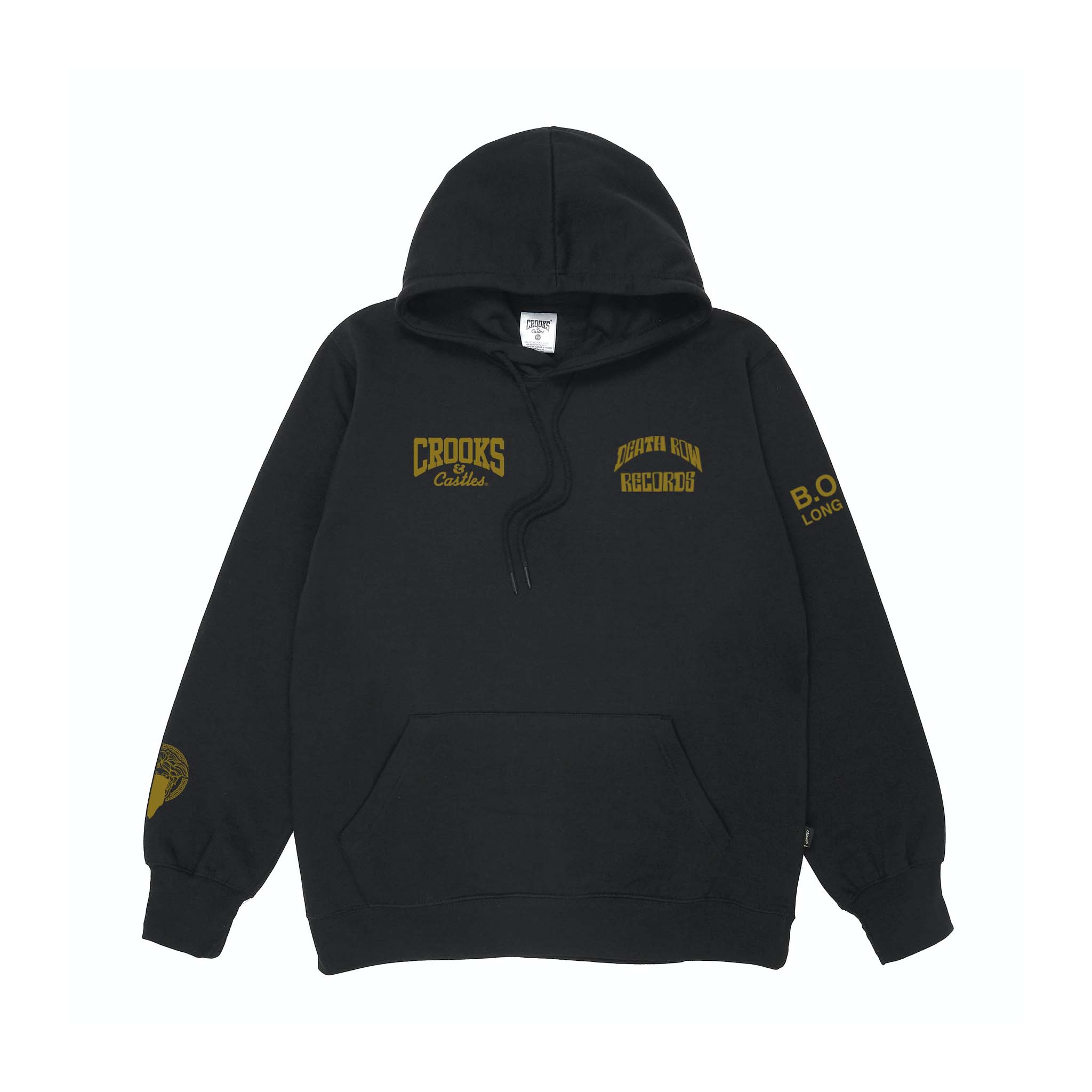 Death Row x Crooks Hoodie in Gold