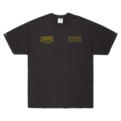 Death Row x Crooks B.O.D.R. Gold Tee