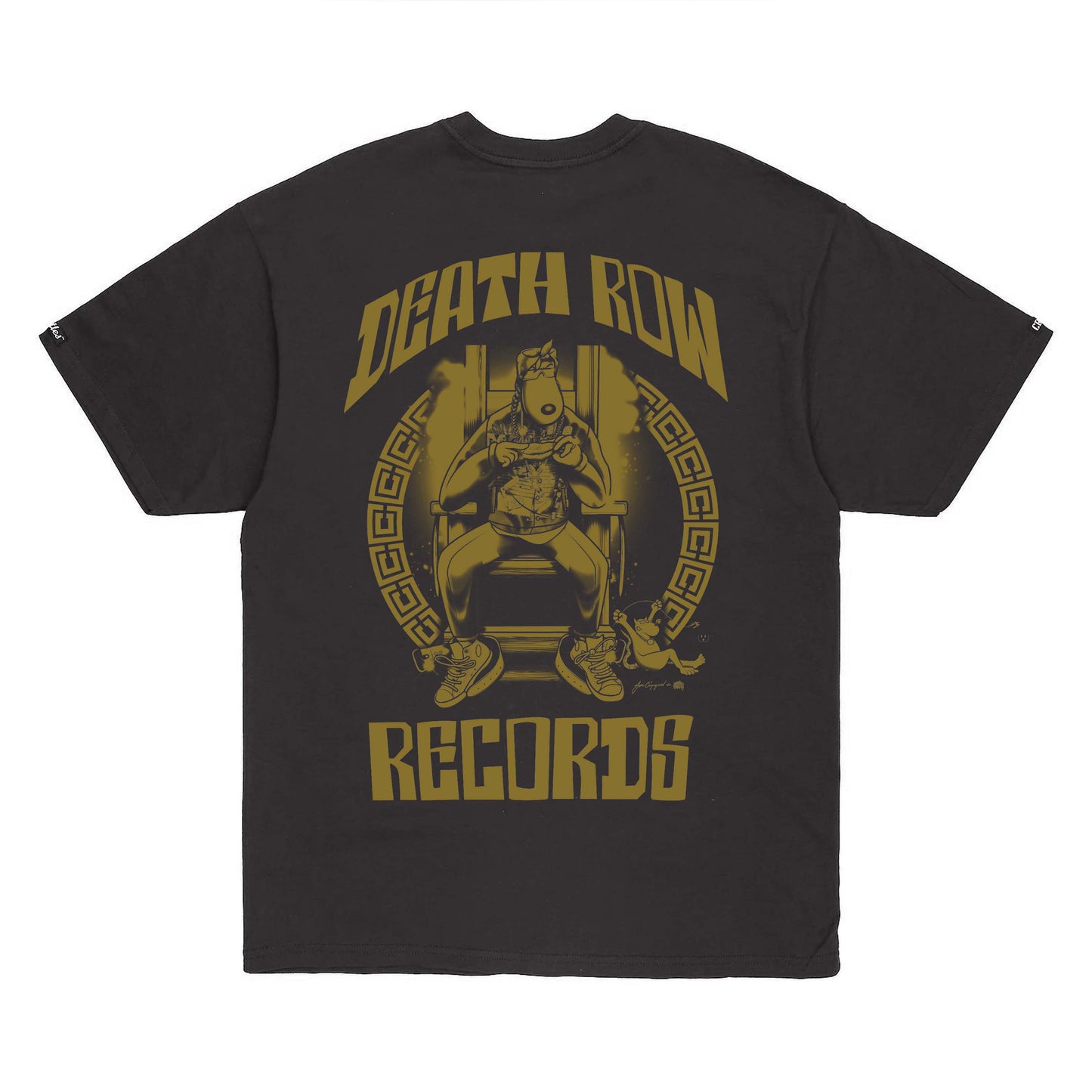 Death Row x Crooks B.O.D.R. Gold Tee