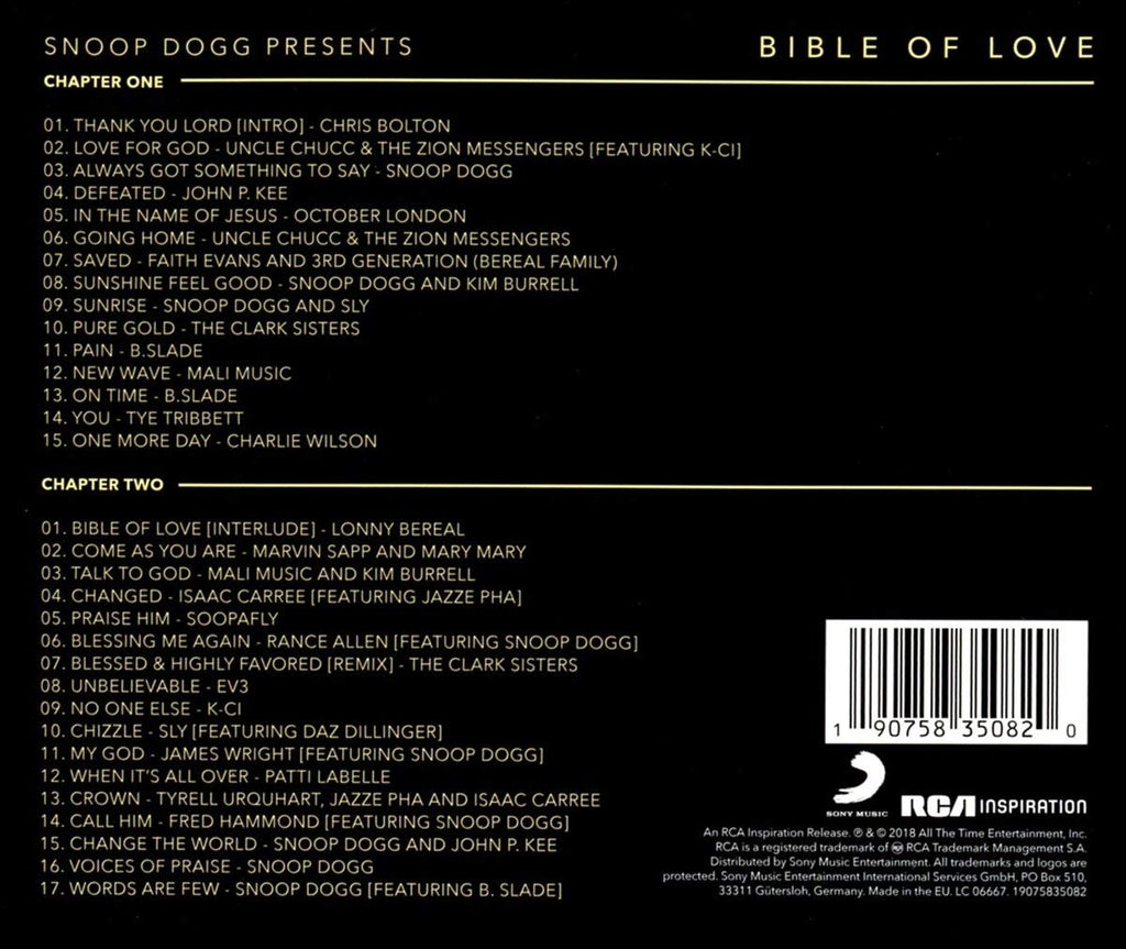 Bible of Love [CD] Image 2