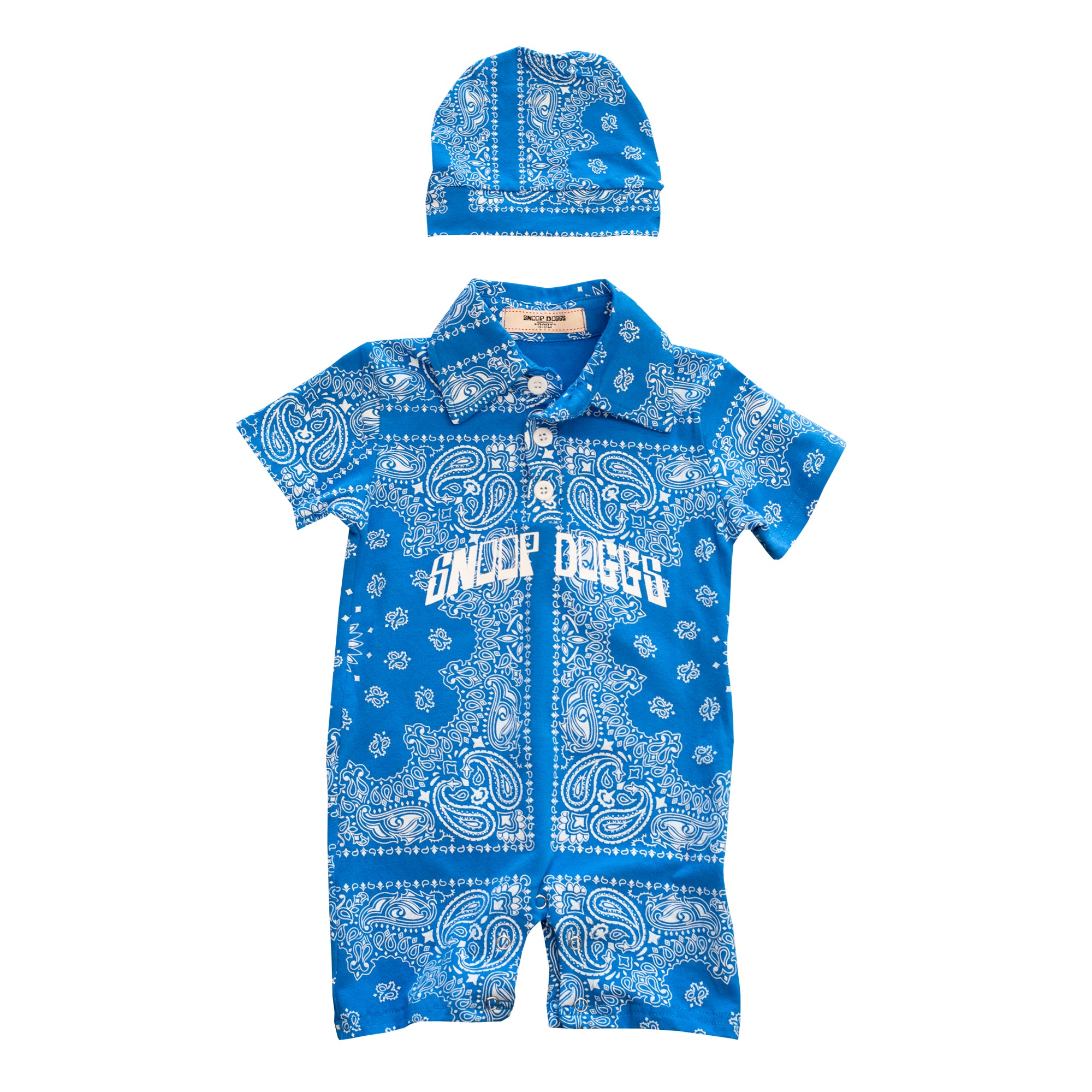 Baby Dogg Onesie With Matching Hat